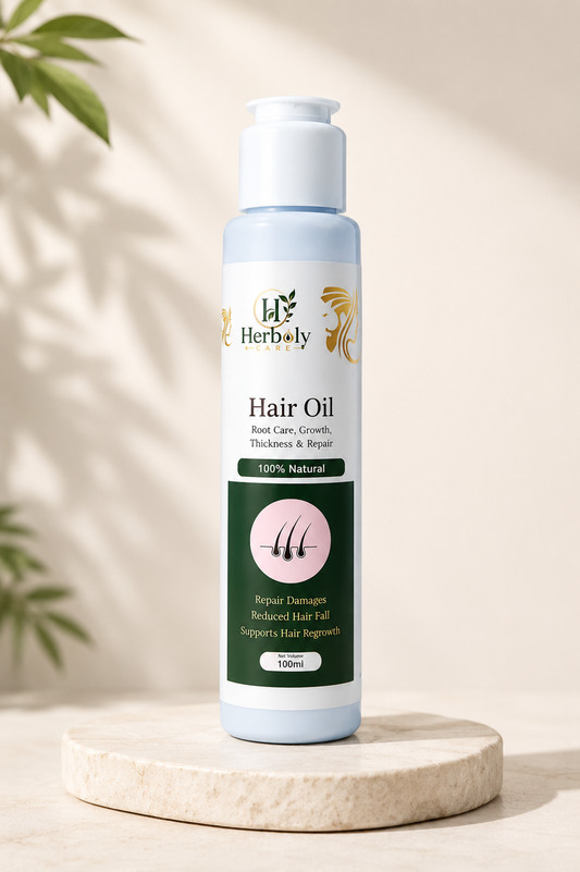 Herboly Hair Oil | 9-in-1 Hair Growth Oil & Anti-Hair Fall Solution
