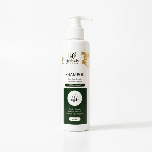 Herbly 100% Natural Hair Growth Shampoo | Hair Fall Control & Damage Repair | 200ml