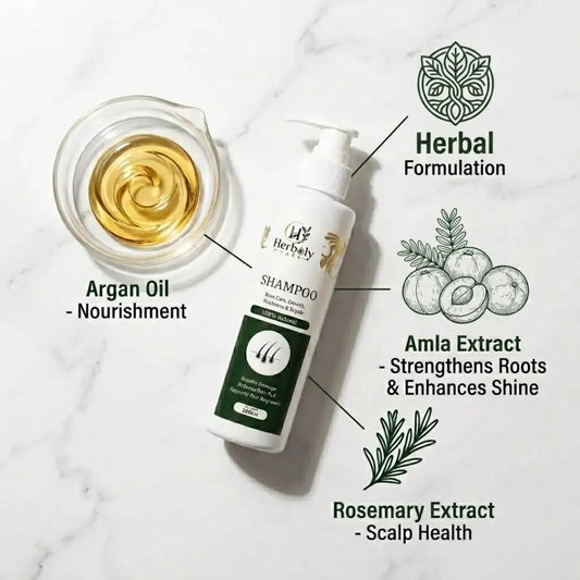 Herboly 100% Natural Hair Growth Shampoo